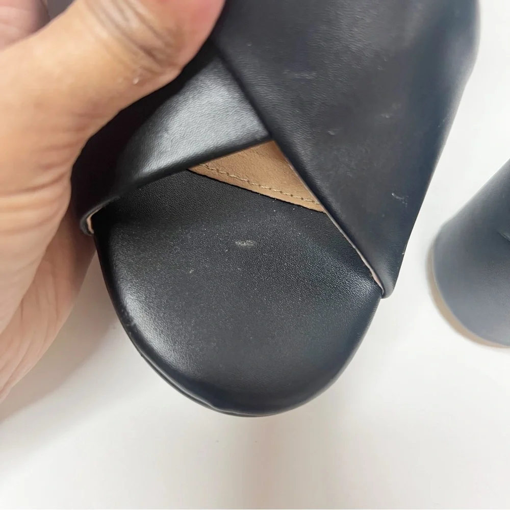 NWT DV Dolce Vita Black Cypress Platform Wedge Sandals